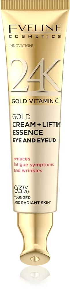 Eveline Cosmetics 24k Gold & Caviar 24K Gold Vitamin C napakoittava silmänympärysvoide 15 ml