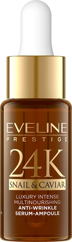 Eveline Cosmetics 24K Snail & Caviar Anti-rynke serum med snegleekstrakt 18 ml