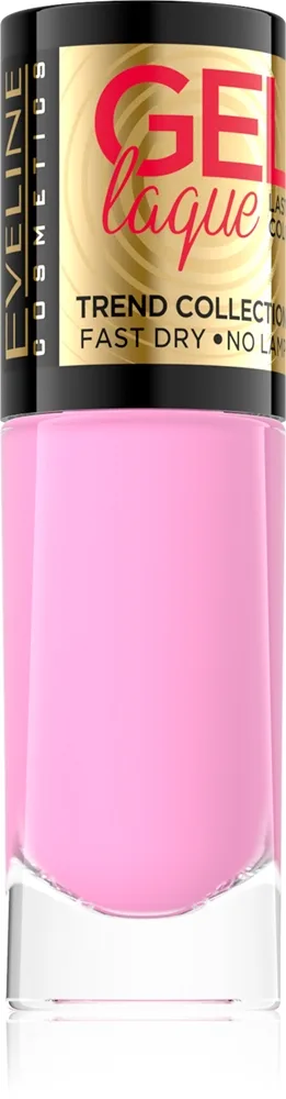 Eveline Cosmetics 7 Days Gel Laque Nail Enamel Geleneglelak uden UV/LED forsegling Skygge 213 8 ml