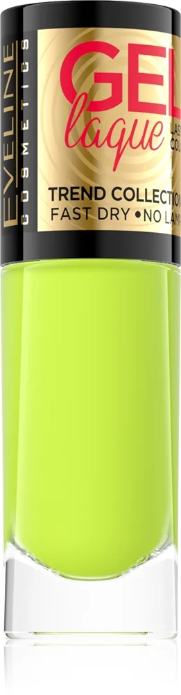 Eveline Cosmetics 7 Days Gel Laque Nail Enamel Geleneglelak uden UV/LED forsegling Skygge 218 8 ml