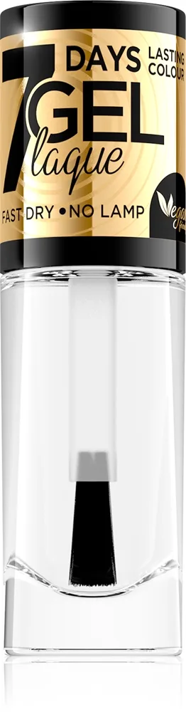Eveline Cosmetics 7 Days Gel Laque Nail Enamel Geleneglelak uden UV/LED forsegling Skygge 263 8 ml