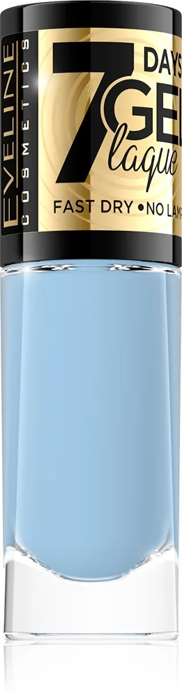 Eveline Cosmetics 7 Days Gel Laque Nail Enamel Geleneglelak uden UV/LED forsegling Skygge 88 8 ml
