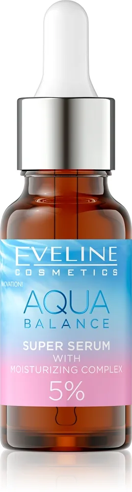 Eveline Cosmetics Aqua Balance Trehalose + PGA Acid tehokosteuttava seerumi sisältää hyaluronihappoa 18 ml