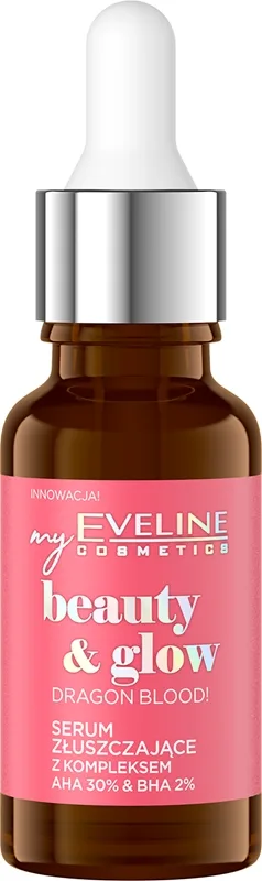 Eveline Cosmetics Beauty & Glow Dragon Blood! utslätade exfolierande serum 18 ml