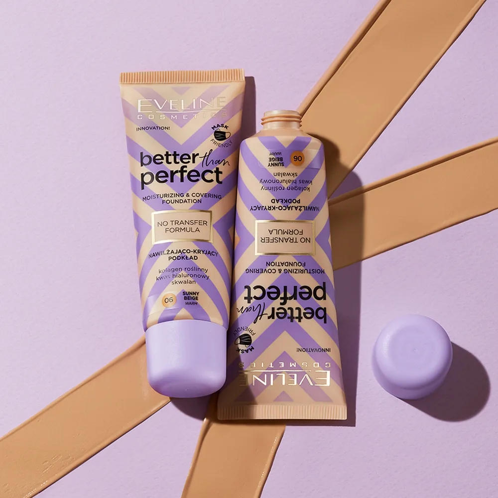 Eveline Cosmetics Better than Perfect Högtäckande foundation med återfuktande effekt Skugga 1.5 Ivory Beige Neutral 30 ml