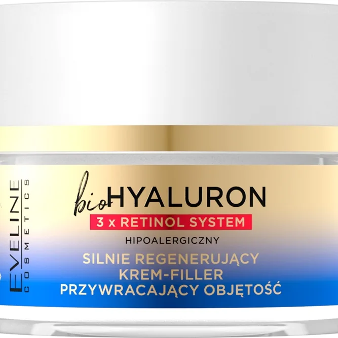 Eveline Cosmetics Bio Hyaluron 3x Retinol System Intensiv regenererende creme 70+ 50 ml
