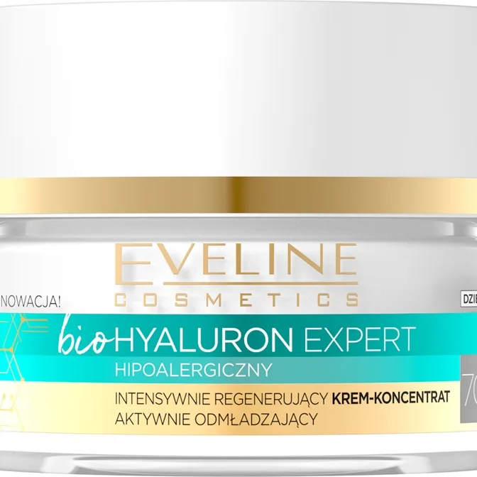 Eveline Cosmetics Bio Hyaluron Expert tehokas uudistava voide 70+ 50 ml
