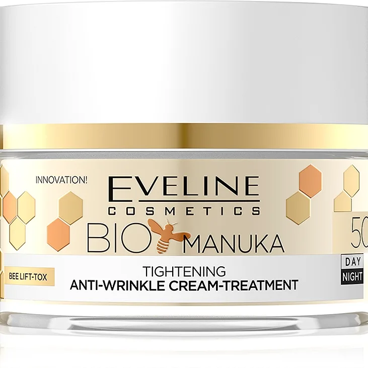 Eveline Cosmetics Bio Manuka kiinteyttävä ja silottava voide 50+ 50 ml