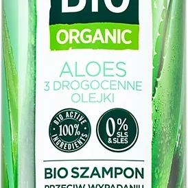 Eveline Cosmetics Bio Organic Natural Aloe Vera Shampoo mod hårtab Med Aloe Vera 400 ml