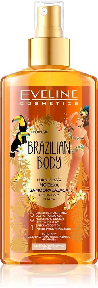 Eveline Cosmetics Brazilian Body Bronze selvbruner spray For et naturligt look 150 ml