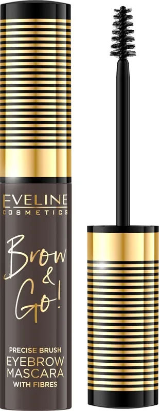 Eveline Cosmetics Brow & Go! Bryn mascara Skygge 02 Dark 6 ml