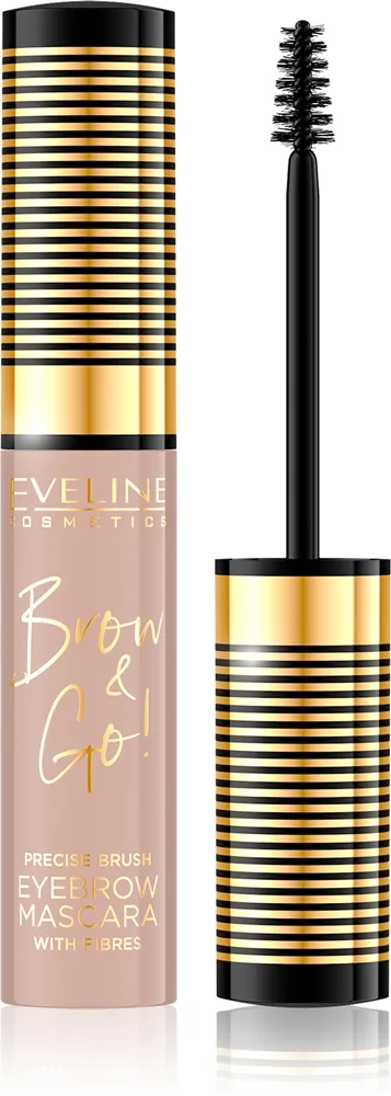 Eveline Cosmetics Brow & Go! Bryn mascara Skygge 05 Taupe 6 ml
