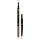 Eveline Cosmetics Brow Styler Precis ögonbrynspenna 3-i-1 Skugga 02 Dark Brown 1,2 g