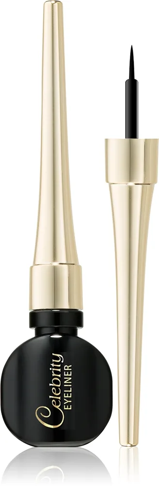 Eveline Cosmetics Celebrities Flydende eyeliner Skygge Black 3 ml