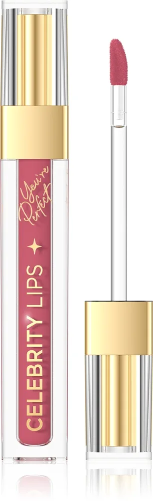 Eveline Cosmetics Celebrity Lips pitkäkestoinen mattapinnan antava nestemäinen huulipuna sävy 07C 4 ml