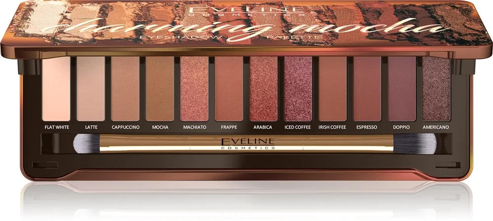 Eveline Cosmetics Charming Mocha Palett för ögonskugga 12 g