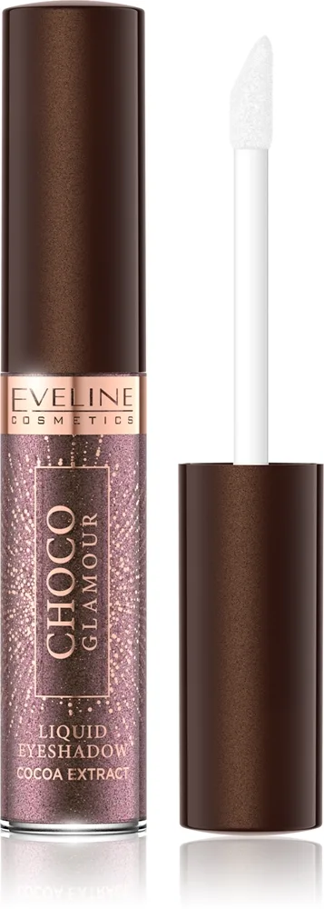 Eveline Cosmetics Choco Glamour nestemäinen luomiväri sävy 06 6,5 ml