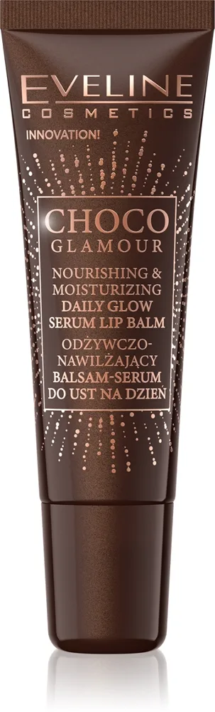 Eveline Cosmetics Choco Glamour Nærende og fugtgivende læbepomade 12 ml