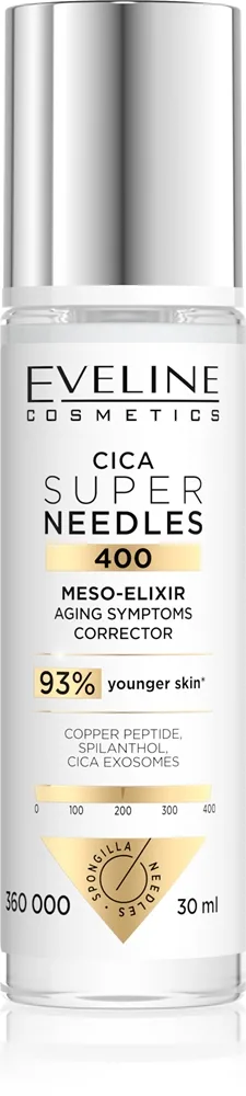 Eveline Cosmetics Cica Super Needles 400 ryppyjä tasoittava tuote 30 ml