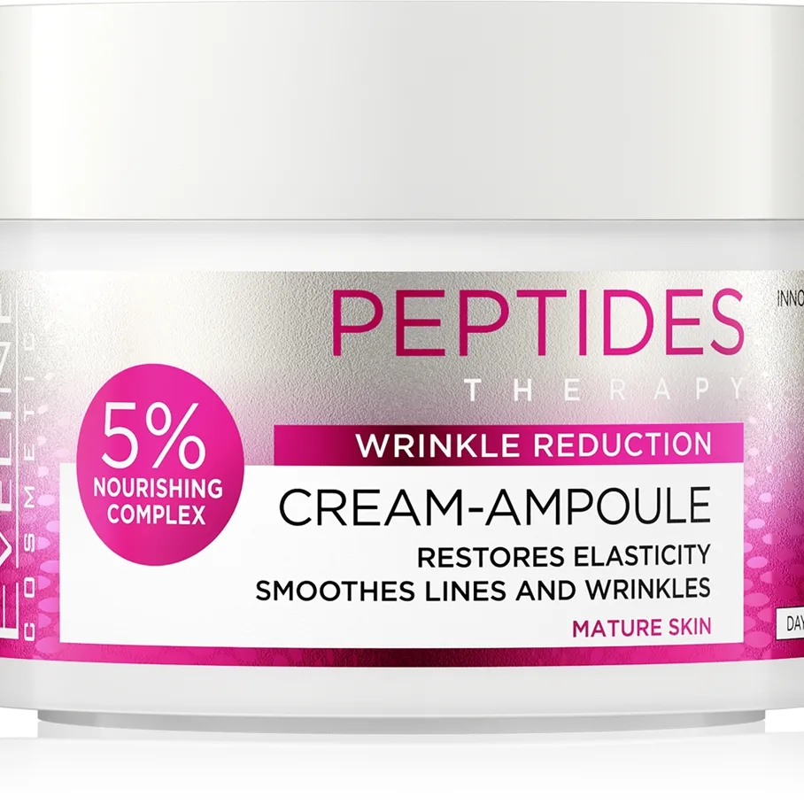 Eveline Cosmetics Cream-Ampoule Peptides kiinteyttävä voide ryppyjen ehkäisyyn 50 ml