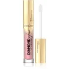 Eveline Cosmetics Diamond Glow Skimrande läppglans med hyaluronsyra Skugga 08 Honey Glam 4,5 ml