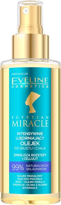 Eveline Cosmetics Egyptian Miracle Åtstramande kropp- och bystolja 150 ml