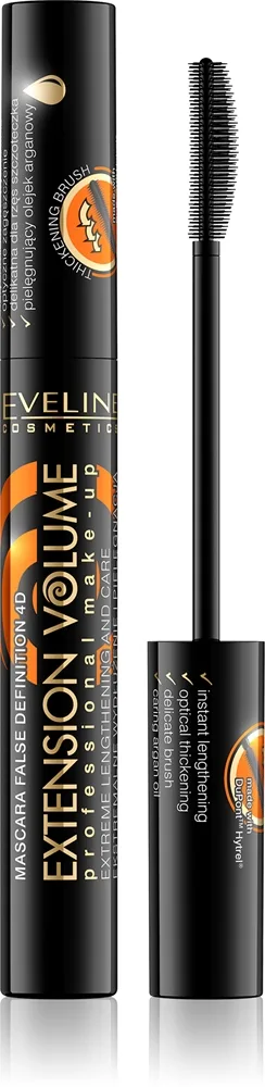 Eveline Cosmetics Extension Volume Mascara til ekstra lange vipper 10 ml
