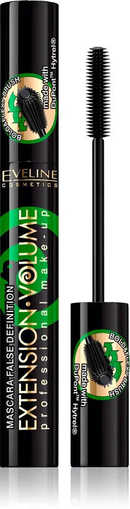 Eveline Cosmetics Extension Volume Volume og curling mascara 10 ml