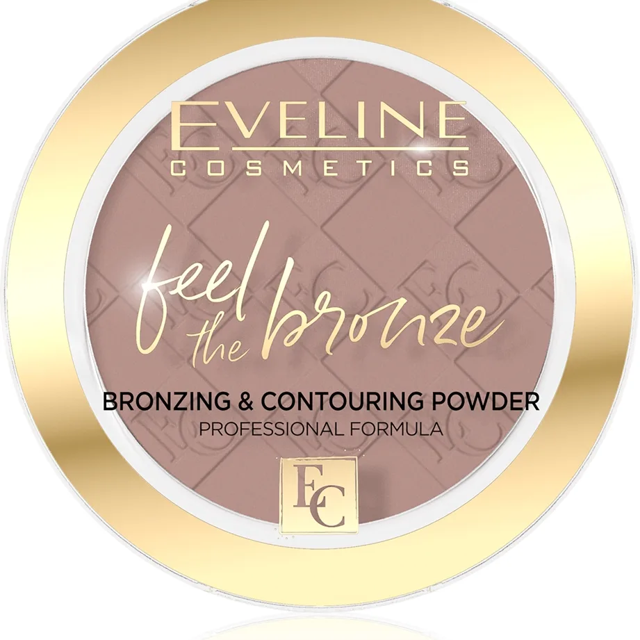 Eveline Cosmetics Feel The Bronze Bronzing och kompakt konturpuder Skugga 01 Milky Way 4 g