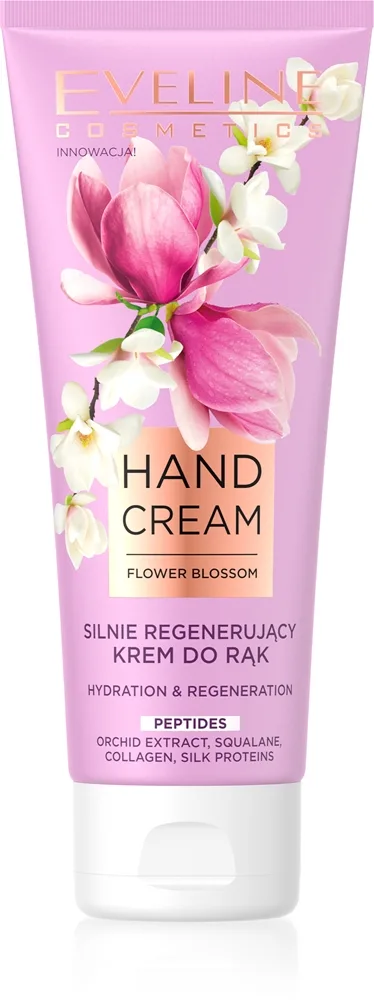 Eveline Cosmetics Flower Blossom tehokas uudistava voide käsiin 75 ml