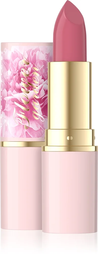 Eveline Cosmetics Flower Garden kosteuttava kiiltävä huulipuna sävy 01 4 g
