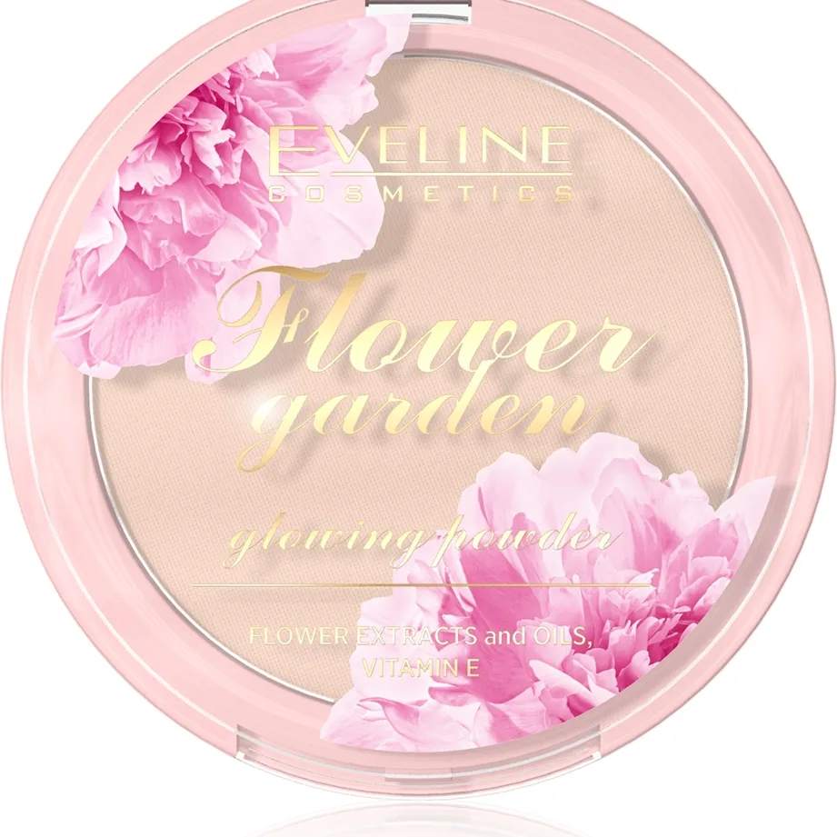 Eveline Cosmetics Flower Garden kirkastava puuteri 8 g