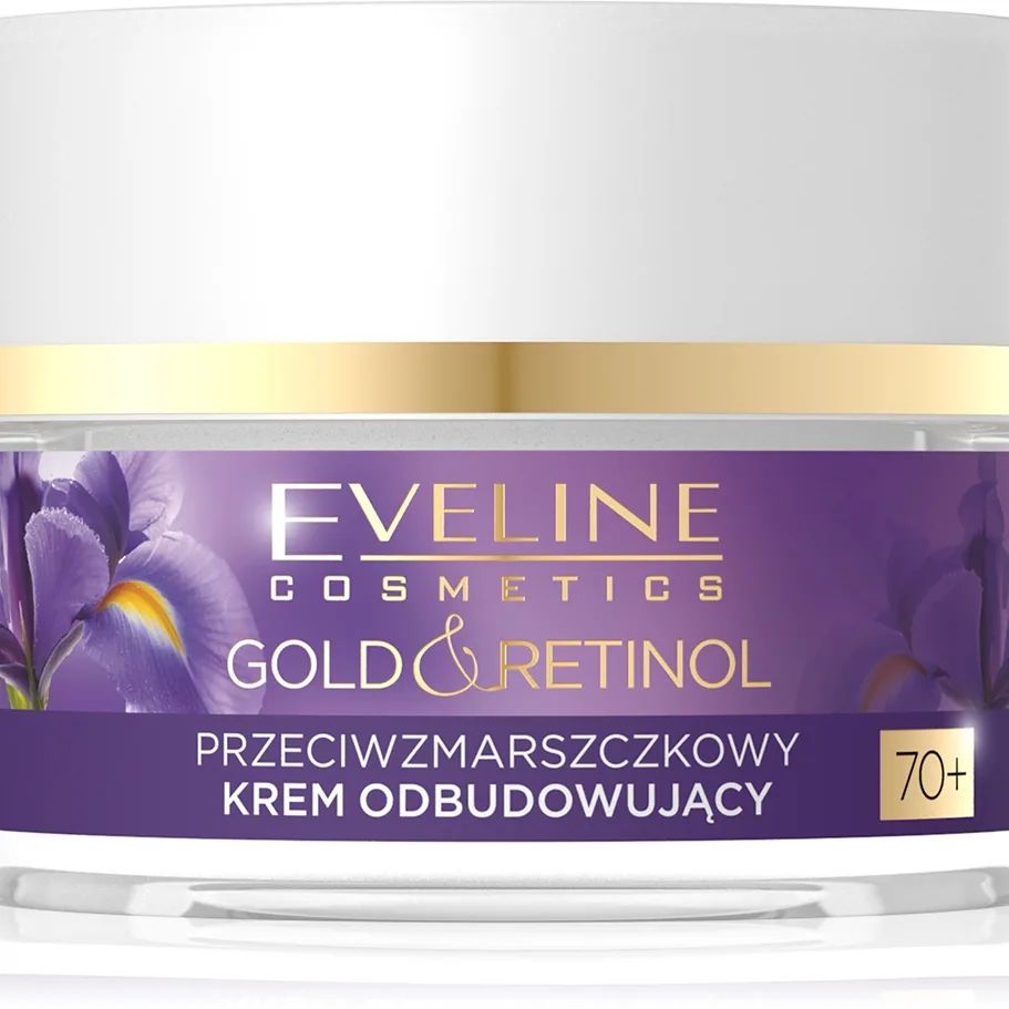 Eveline Cosmetics Gold & Retinol Regenererande antirynkkräm 70+ 50 ml