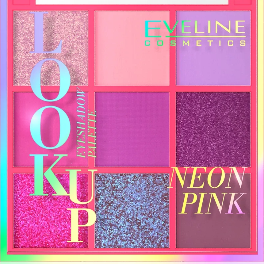Eveline Cosmetics Look Up Neon Pink luomiväripaletti 10,8 g