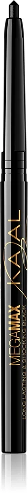 Eveline Cosmetics MegaMax Kajal Eyeliner Skygge Black 1.2 g