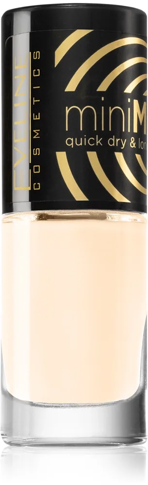 Eveline Cosmetics Mini Max Hurtigttørrende neglelak Skygge 684 5 ml