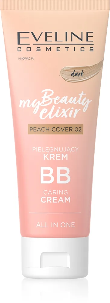 Eveline Cosmetics My Beauty Elixir Peach Cover kosteuttava BB-voide sävy 02 Dark 30 ml
