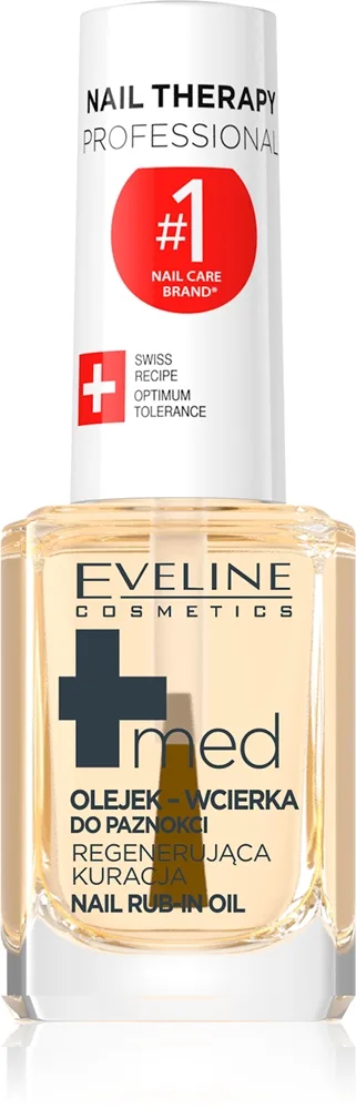 Eveline Cosmetics Nail Therapy Med+ Nærende negleolie 12 ml
