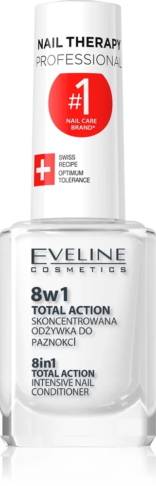 Eveline Cosmetics Nail Therapy kynsien hoitoaine 8in1 12 ml
