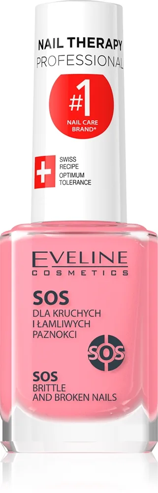 Eveline Cosmetics Nail Therapy SOS monivitamiinihoitoaine sisältää kalsiumia 12 ml