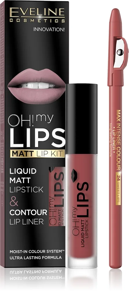 Eveline Cosmetics OH! my LIPS Matt huulimeikkisetti 15 2 kpl