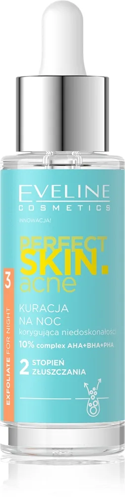 Eveline Cosmetics Perfect Skin .acne intensiivinen yöhoito akneihon virheiden ehkäisyyn 30 ml