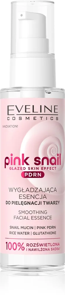 Eveline Cosmetics Pink Snail Glazed Skin Effect hoitoneste silottava vaikutus 100 ml