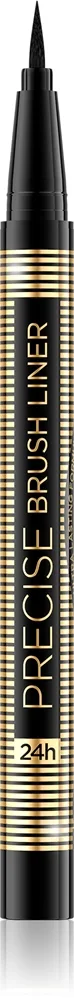 Eveline Cosmetics Precise Brush Liner Eyeliner blyant Skygge Black 6 ml