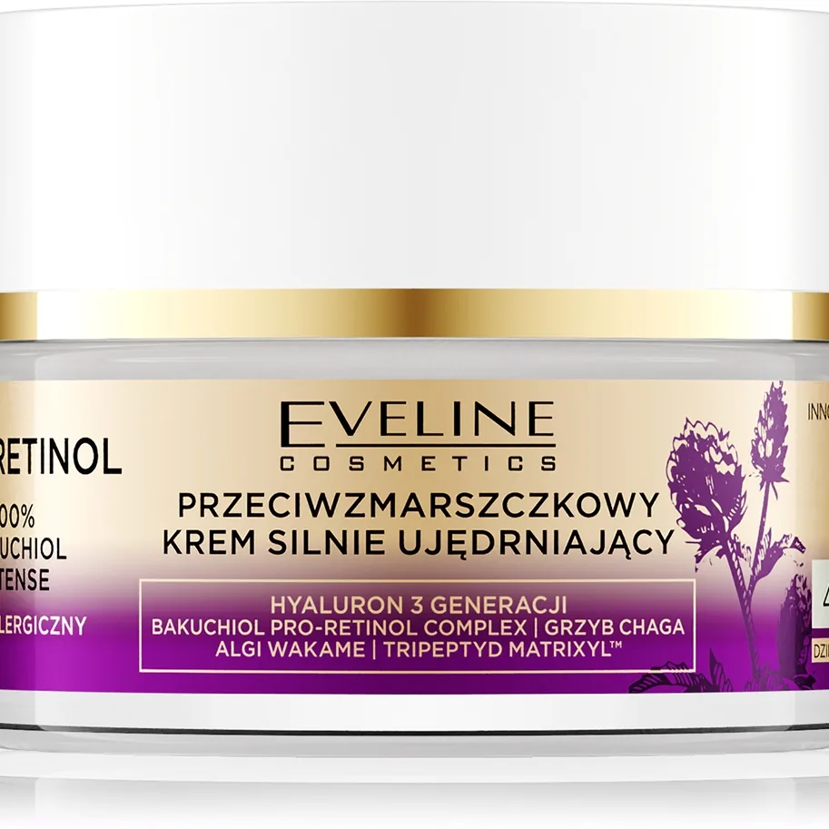Eveline Cosmetics Pro-Retinol 100% Bakuchiol Intense elvyttävä ja silottava voide 40+ 50 ml