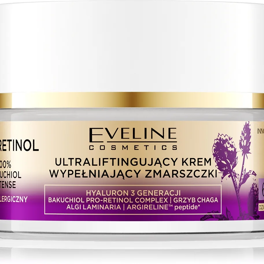 Eveline Cosmetics Pro-Retinol 100% Bakuchiol Intense erittäin kohottava kasvovoide 60+ 50 ml