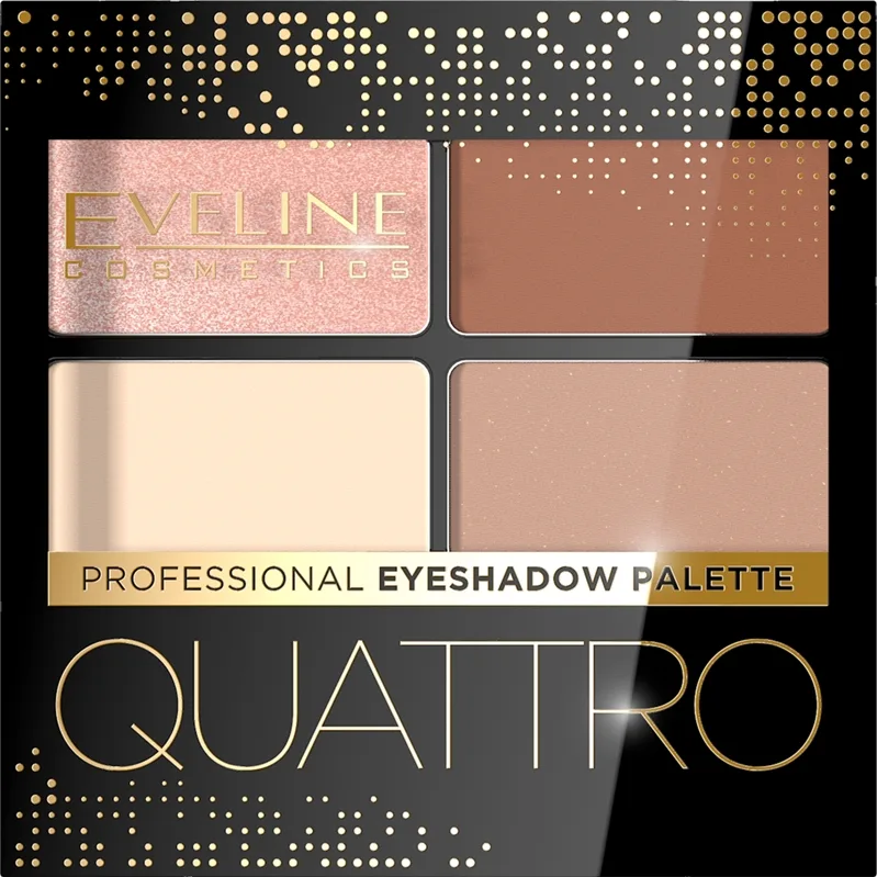 Eveline Cosmetics Quattro luomiväripaletti sävy 01 3,2 g