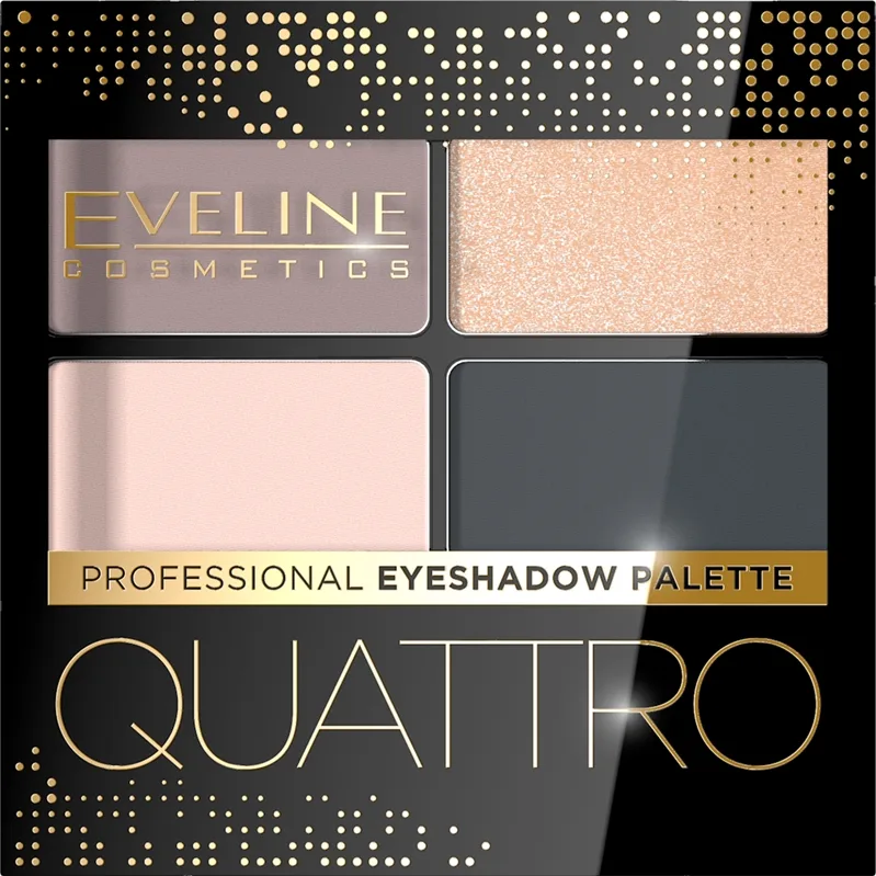 Eveline Cosmetics Quattro Palett för ögonskugga Skugga 02 3,2 g
