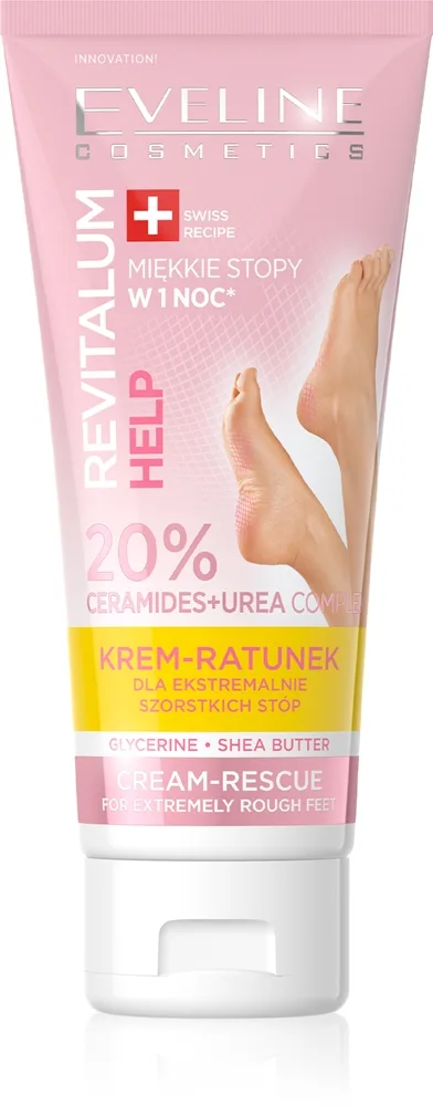 Eveline Cosmetics Revitalum Regenererende og fugtgivende creme til fødderne 75 ml