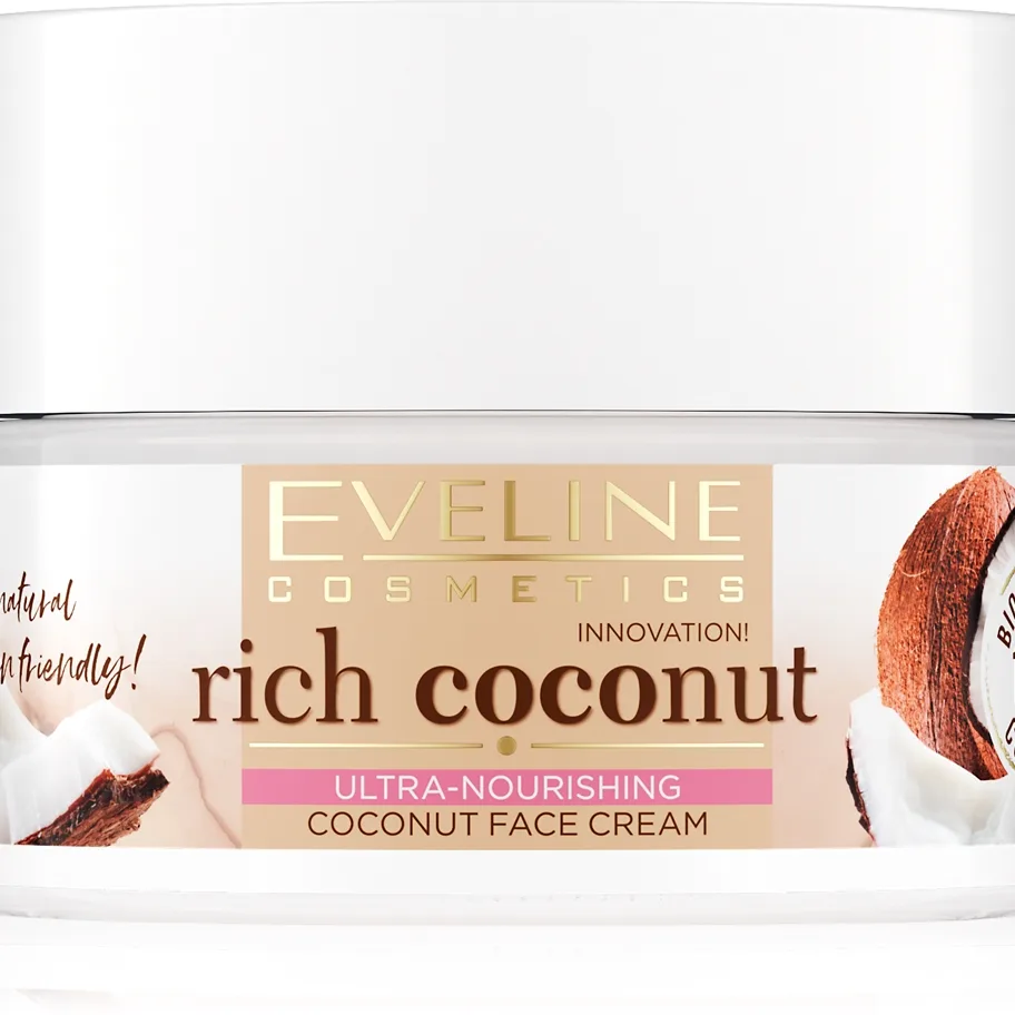 Eveline Cosmetics Rich Coconut Ultra-fuktgivande kräm dag och natt 50 ml